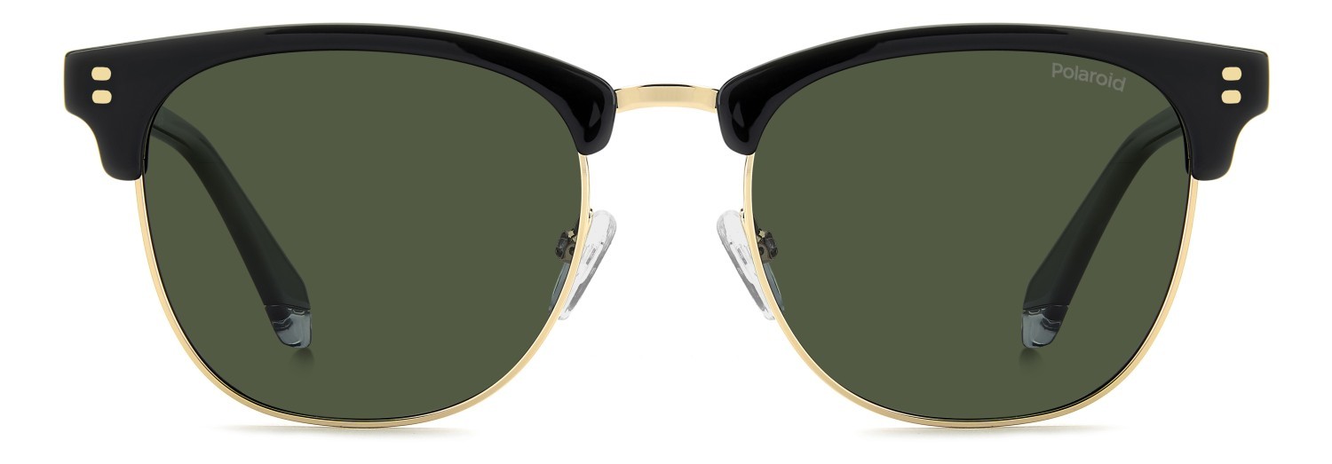 Occhiali da sole Polaroid Pld 4196/S 208670 2M2 UC colore black gold forma rettangolare lenti green polarized
