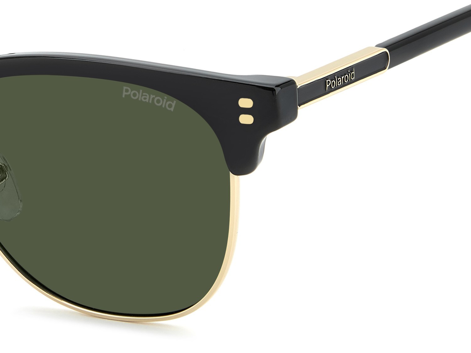 Occhiali da sole Polaroid Pld 4196/S 208670 2M2 UC colore black gold forma rettangolare lenti green polarized