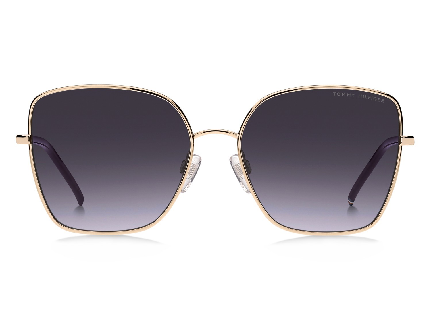 Sunglasses Tommy Hilfiger Th 2337/S 208679 DDB DG color gold copper shape butterfly lenses violet shaded