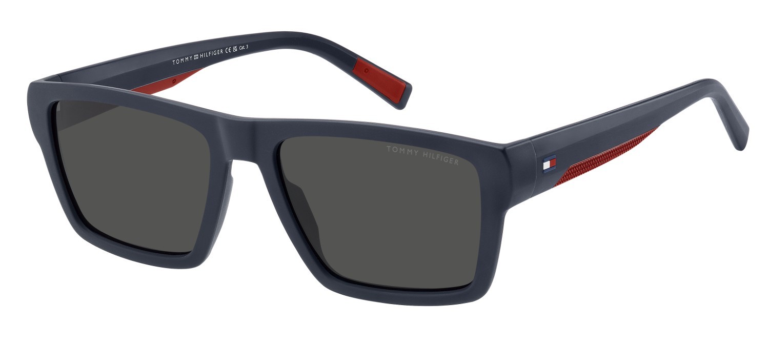 Sunglasses Tommy Hilfiger Th 2324/S 208680 PJP IR color blue shape square lenses grey