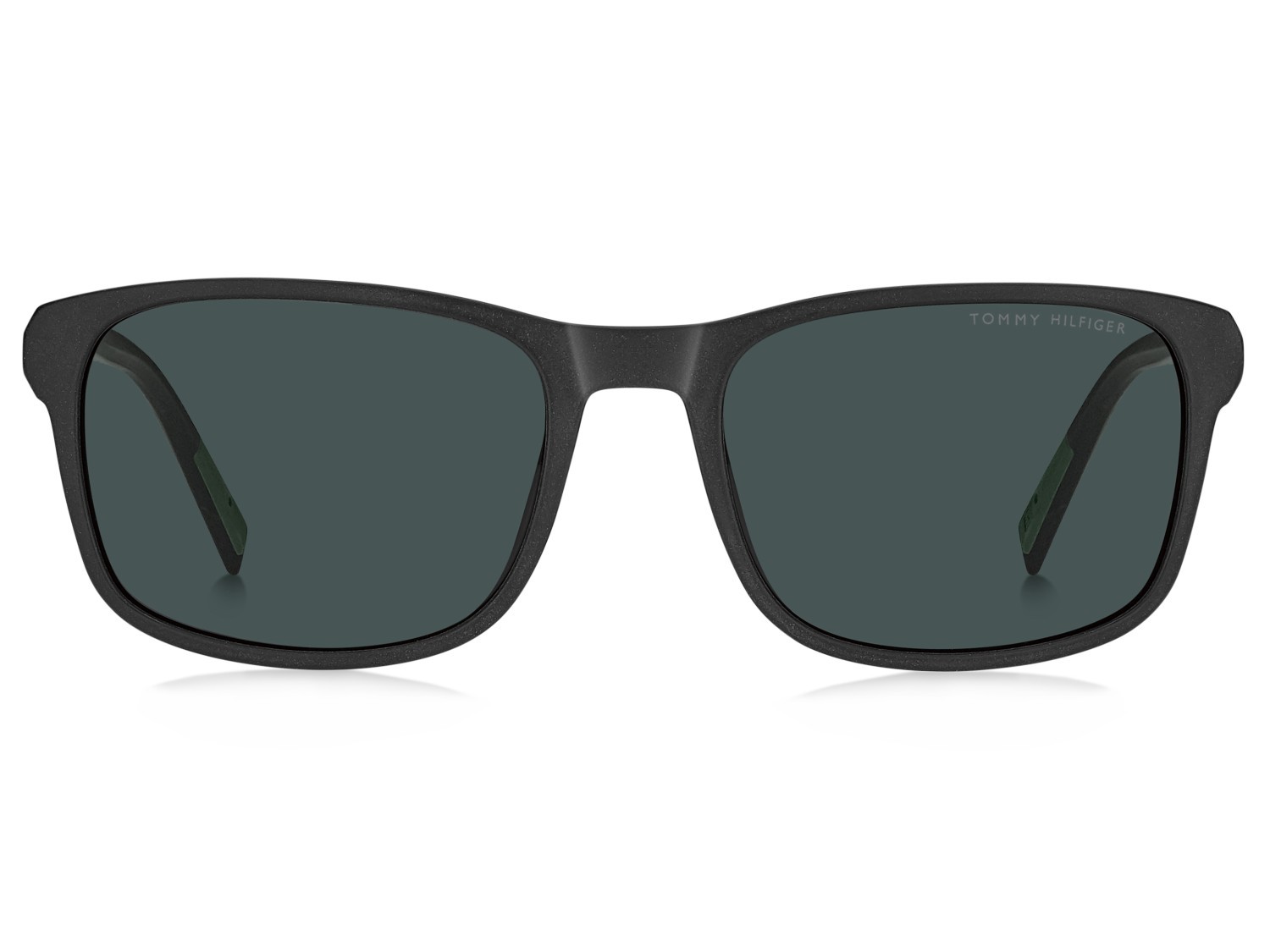Sunglasses Tommy Hilfiger Th 2325/S 208681 807 KU color black shape rectangle lenses blue