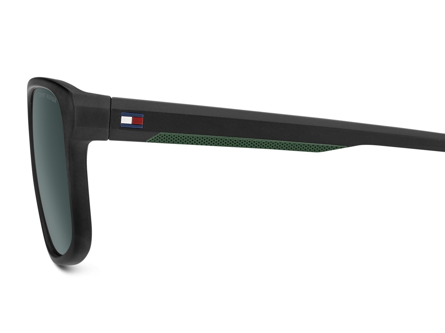 Sunglasses Tommy Hilfiger Th 2325/S 208681 807 KU color black shape rectangle lenses blue