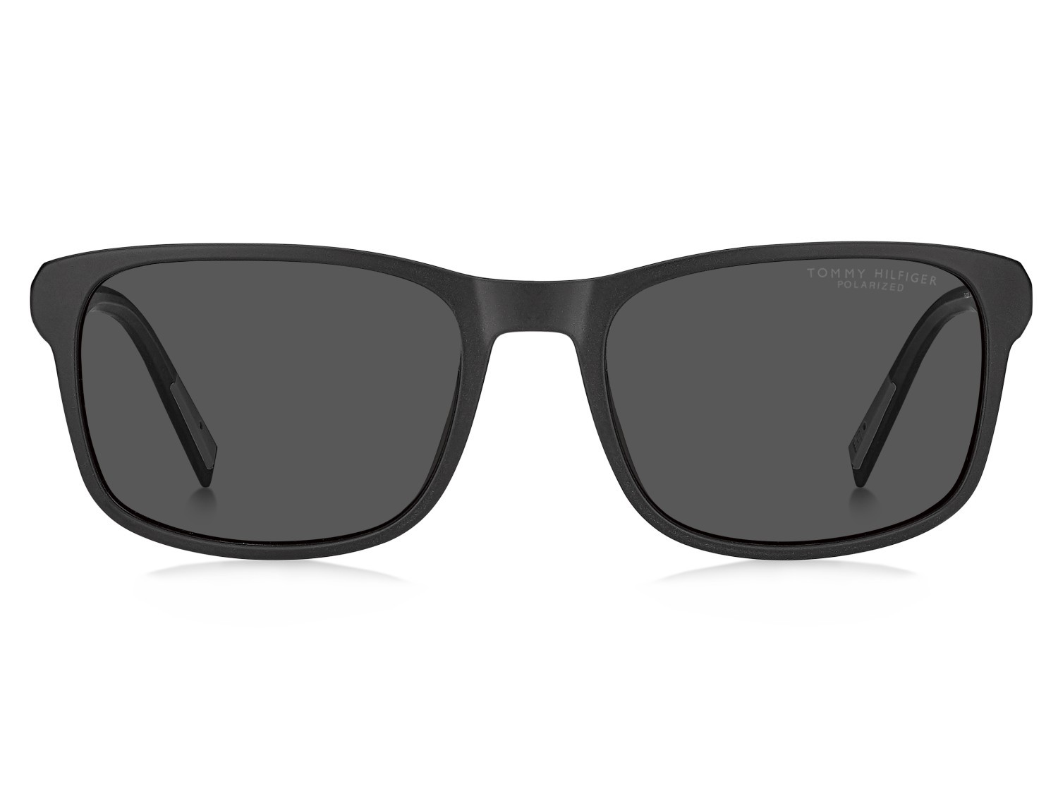 Sunglasses Tommy Hilfiger Th 2325/S 208681 807 M9 color black shape rectangle lenses grey polarized
