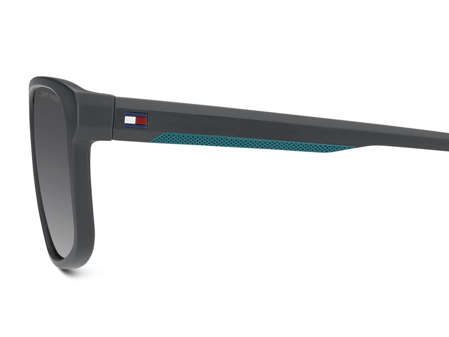 Sunglasses Tommy Hilfiger Th 2325/S 208681 KB7 9O color grey shape rectangle lenses dark grey shaded