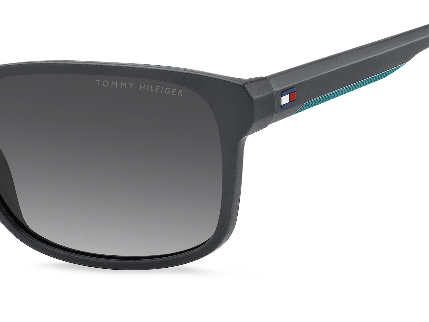 Sunglasses Tommy Hilfiger Th 2325/S 208681 KB7 9O color grey shape rectangle lenses dark grey shaded
