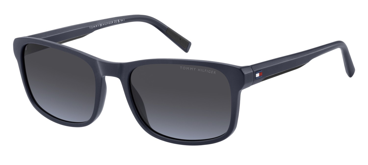 Sunglasses Tommy Hilfiger Th 2325/S 208681 PJP GB color blue shape rectangle lenses grey azure
