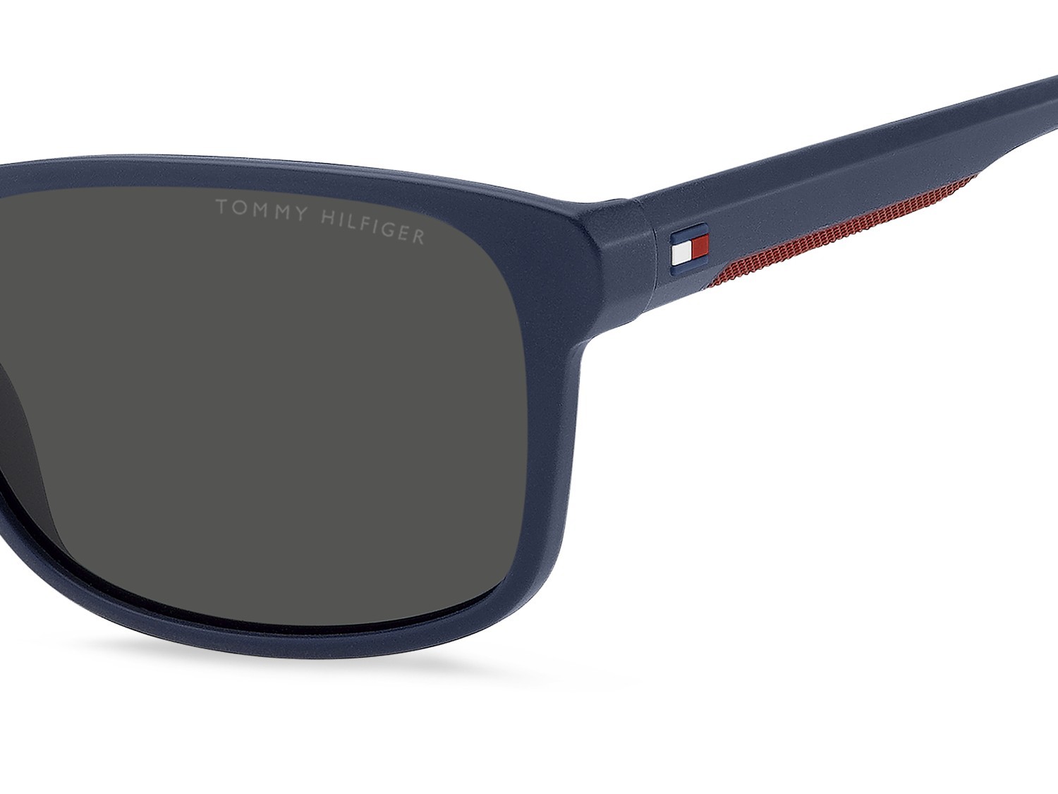 Sunglasses Tommy Hilfiger Th 2325/S 208681 PJP IR color blue shape rectangle lenses grey