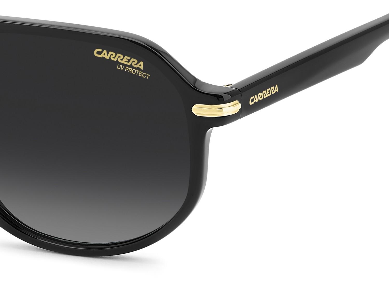 Sonnenbrillen Carrera 375/S 208706 807 9O farbe black form navigator gläser dark grey shaded