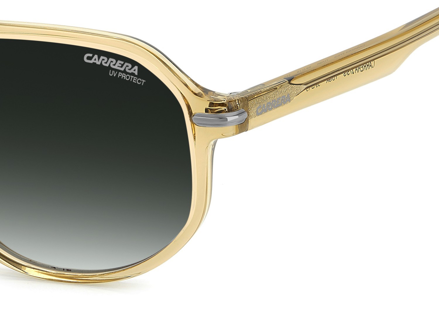 Sunglasses Carrera 375/S 208706 TUI 9K color light brown shape navigator lenses green shaded