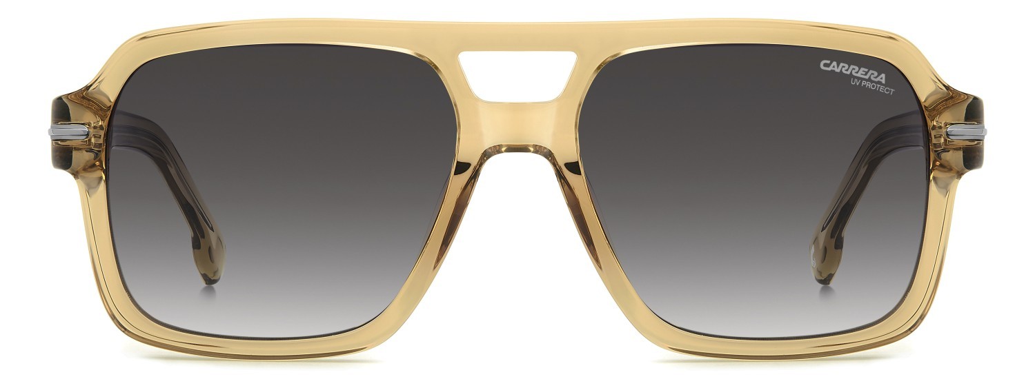 Sunglasses Carrera 377/S 208708 TUI 9O color light brown shape square lenses dark grey shaded