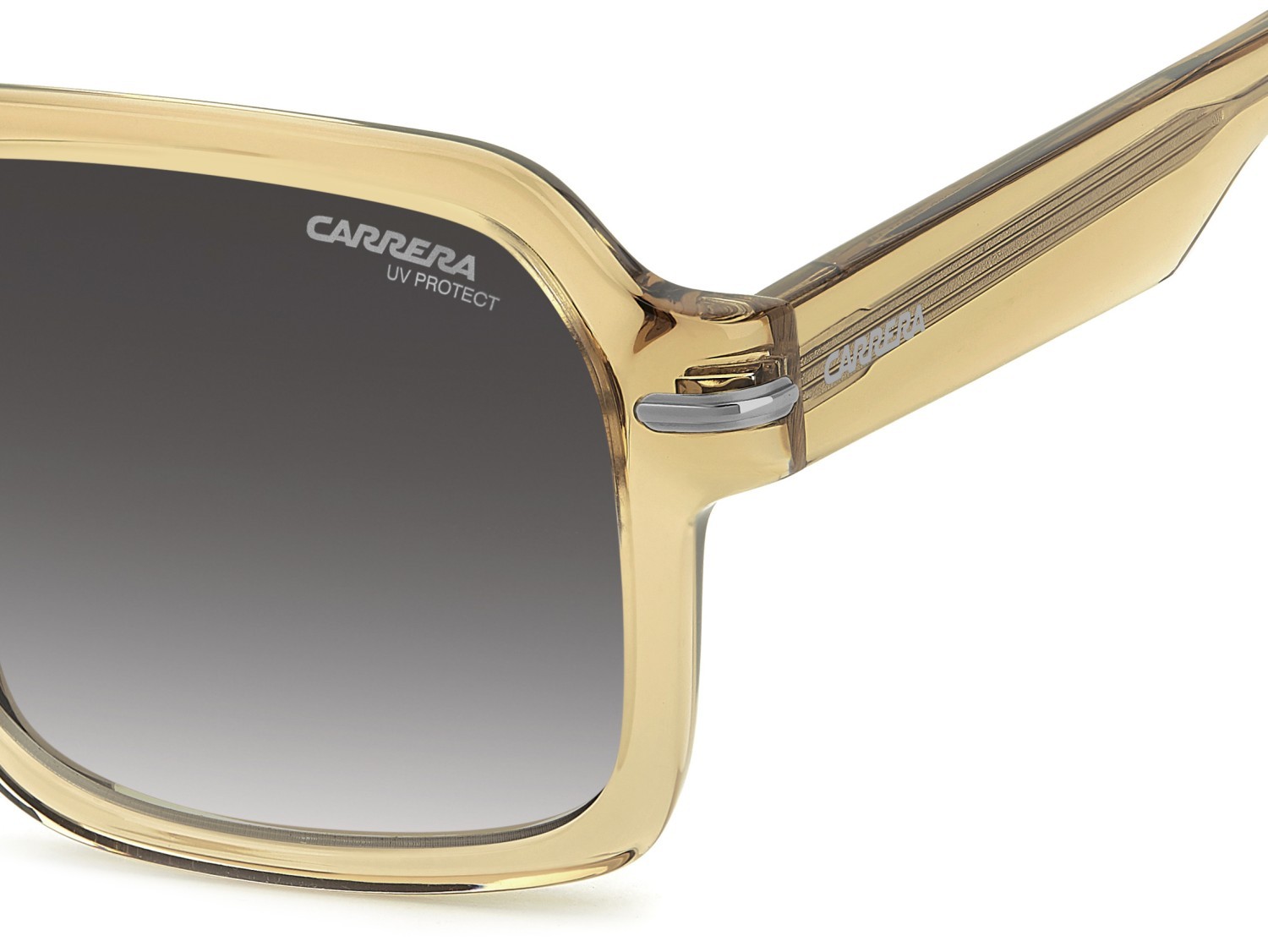 Sunglasses Carrera 377/S 208708 TUI 9O color light brown shape square lenses dark grey shaded