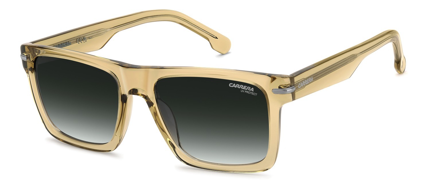 Sonnenbrillen Carrera 378/S 208709 TUI 9K farbe light brown form rechteckig gläser green shaded