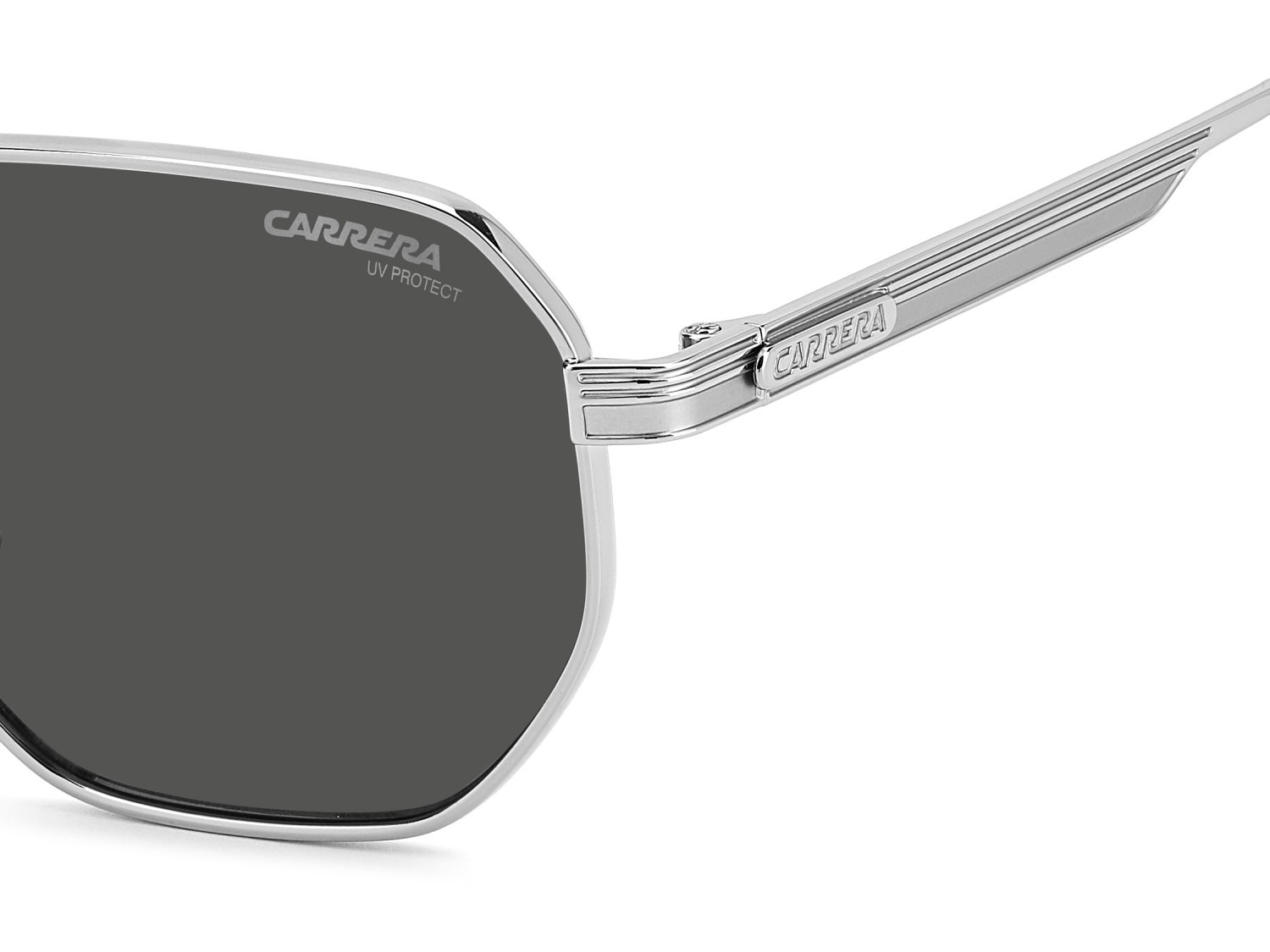 Sunglasses Carrera 380/S 208710 85K IR color ruthenium black shape square lenses grey