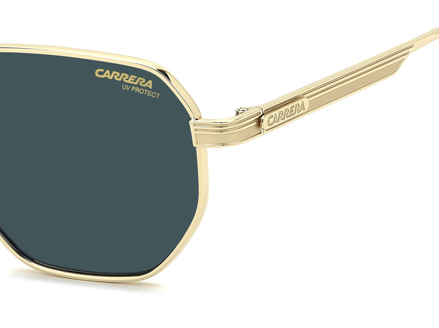 Sonnenbrillen Carrera 380/S 208710 J5G KU farbe gold form quadratisch gläser blue