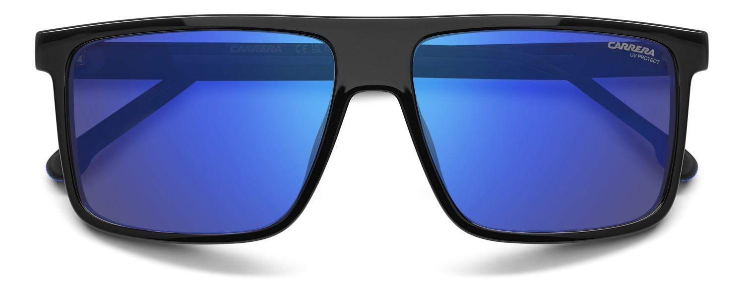 Occhiali da sole Carrera C Sport 14/S 208717 D51 Z0 colore black blue forma quadrato lenti blue multilayer