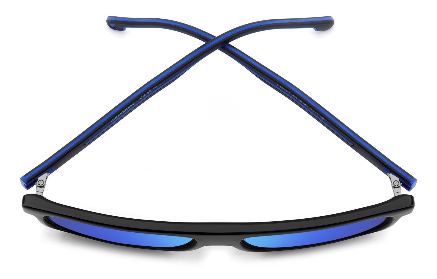 Occhiali da sole Carrera C Sport 14/S 208717 D51 Z0 colore black blue forma quadrato lenti blue multilayer