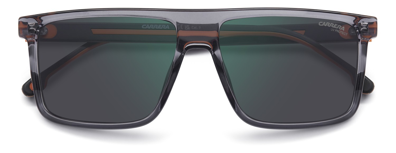 Sonnenbrillen Carrera C Sport 14/S 208717 M9L MT farbe grey orange form quadratisch gläser green mirror