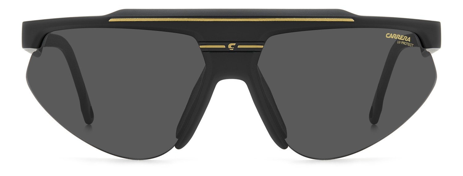 Sonnenbrillen Carrera C Sport 15/S 208718 I46 IR farbe matte black gold form rechteckig gläser grey