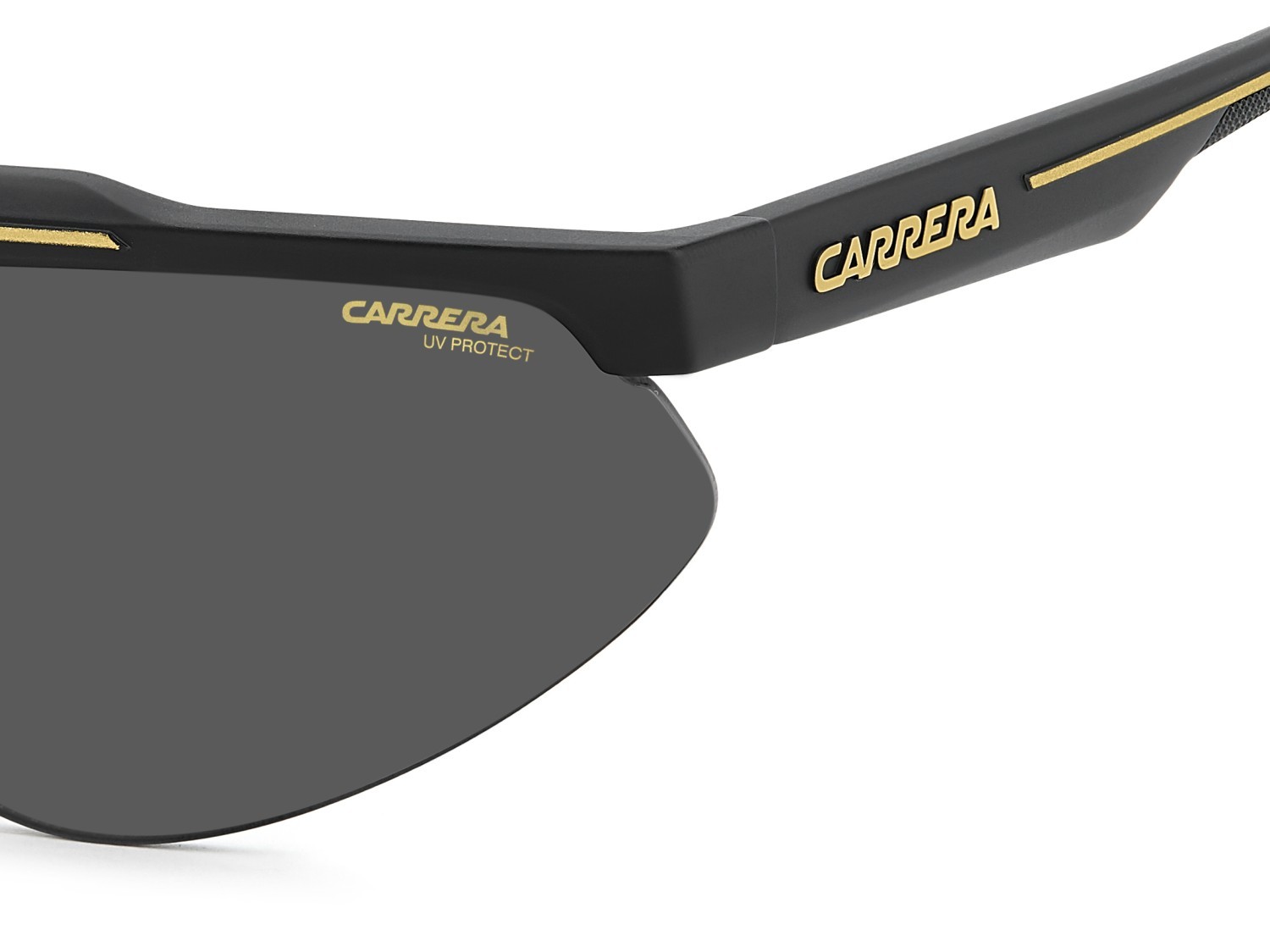 Sonnenbrillen Carrera C Sport 15/S 208718 I46 IR farbe matte black gold form rechteckig gläser grey