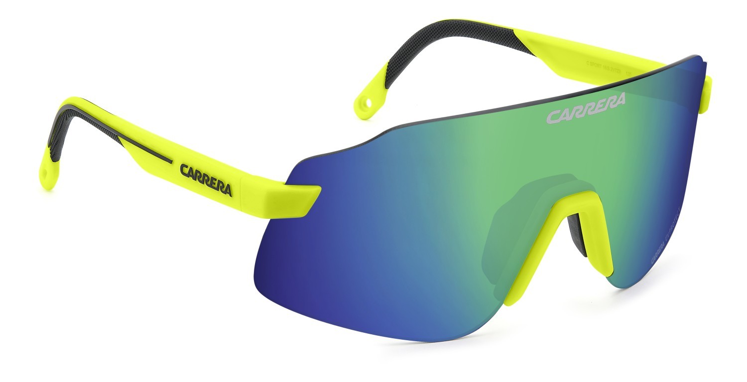Sonnenbrillen Carrera C Sport 16/S 208719 2V7 Z9 farbe matt yellow form rechteckig gläser green multilayer