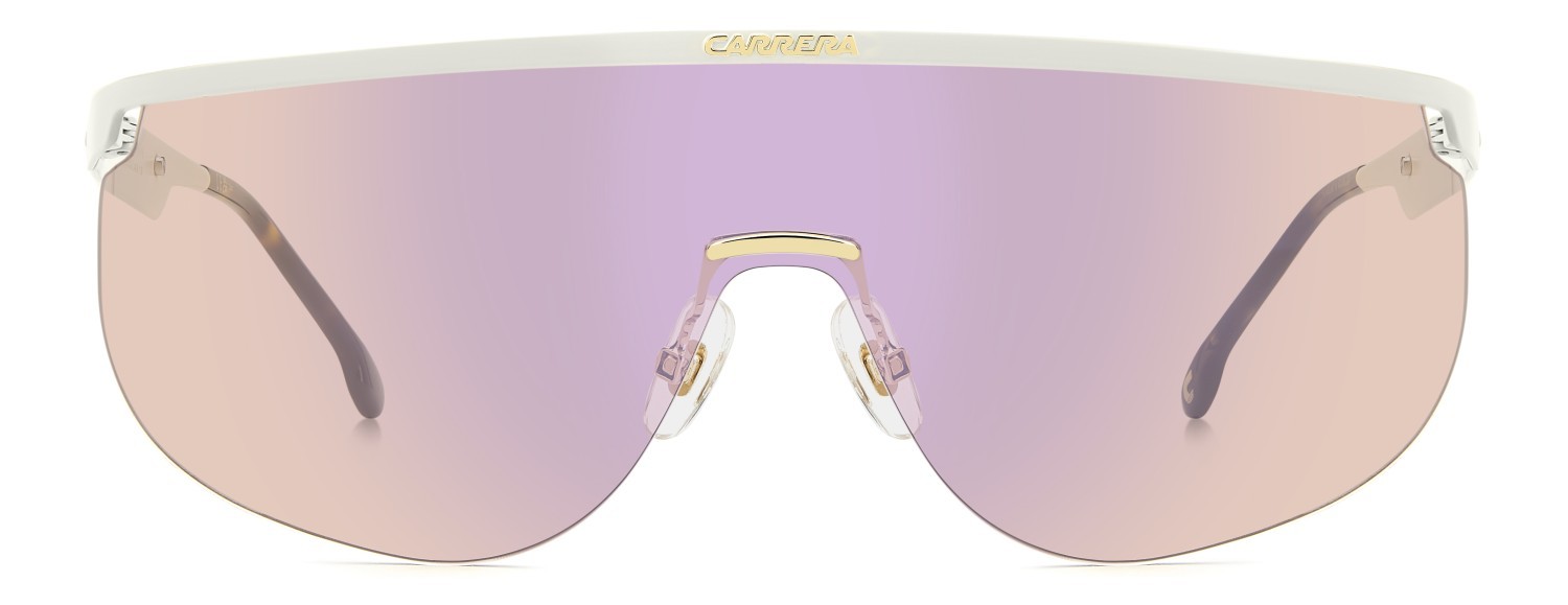Sonnenbrillen Carrera Flaglab 19 208720 SZJ DW farbe ivory form rechteckig gläser pink multilayer blue