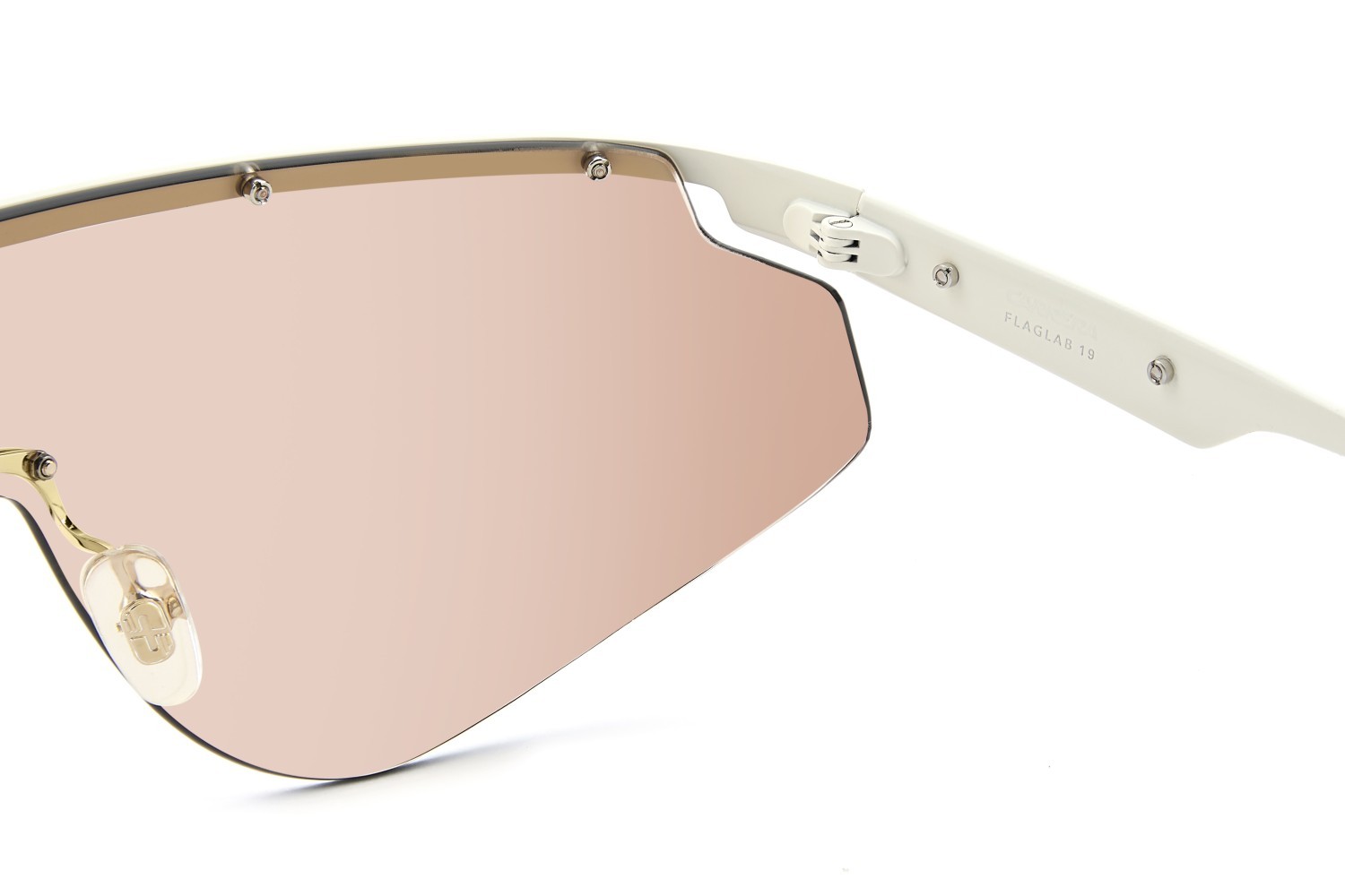 Sonnenbrillen Carrera Flaglab 19 208720 SZJ DW farbe ivory form rechteckig gläser pink multilayer blue