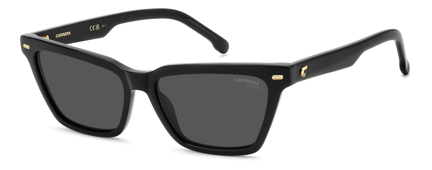 Sonnenbrillen Carrera 3083/S 208721 807 IR farbe black form cat-eye gläser grey