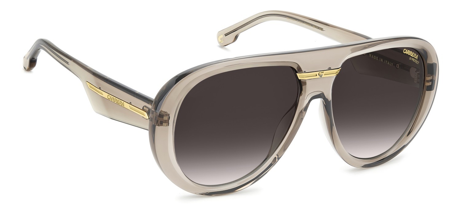 Sunglasses Carrera Victory C 22/S 208723 FWM 3X color nude shape aviator lenses pink doubleshade