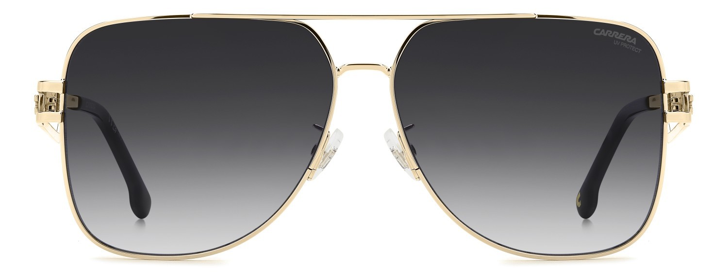 Occhiali da sole Carrera 3100/S 208725 000 9O colore rose gold forma quadrato lenti dark grey shaded
