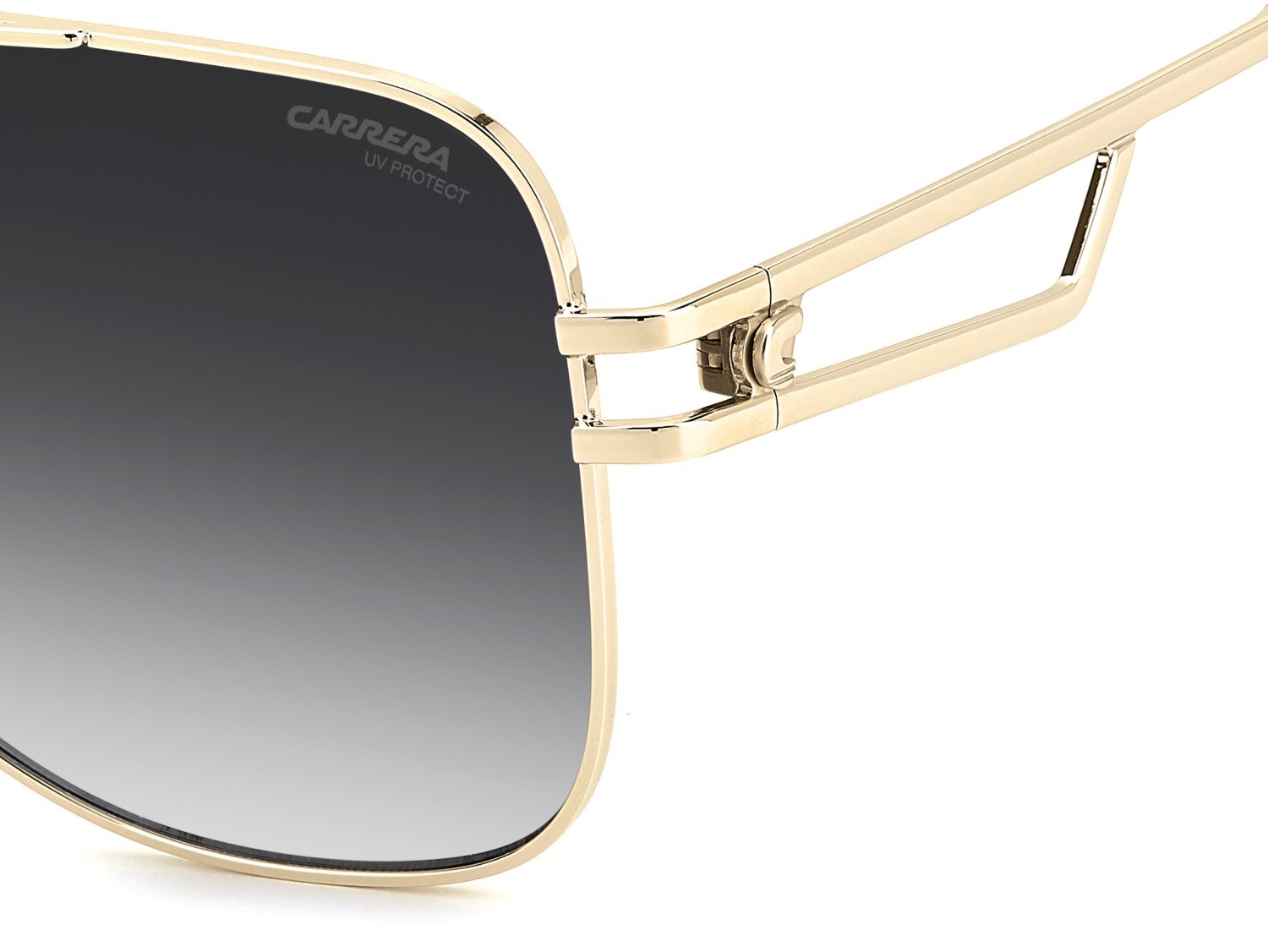 Occhiali da sole Carrera 3100/S 208725 000 9O colore rose gold forma quadrato lenti dark grey shaded