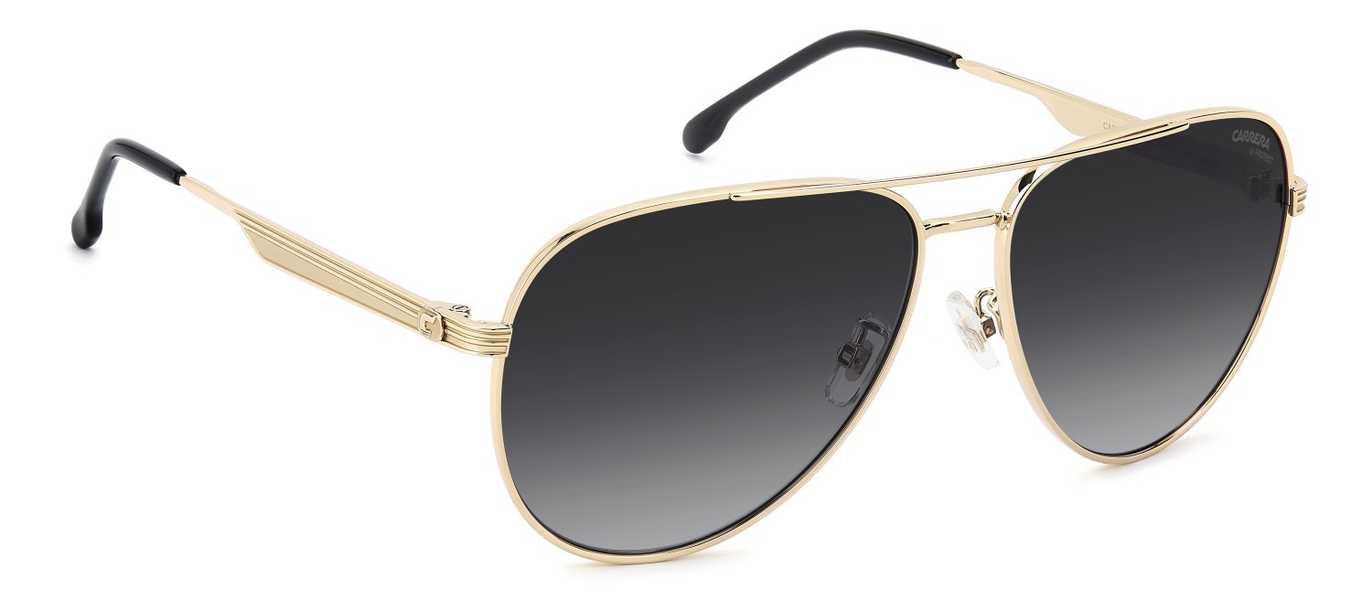Occhiali da sole Carrera 3088/S 208730 000 9O colore rose gold forma aviator lenti dark grey shaded
