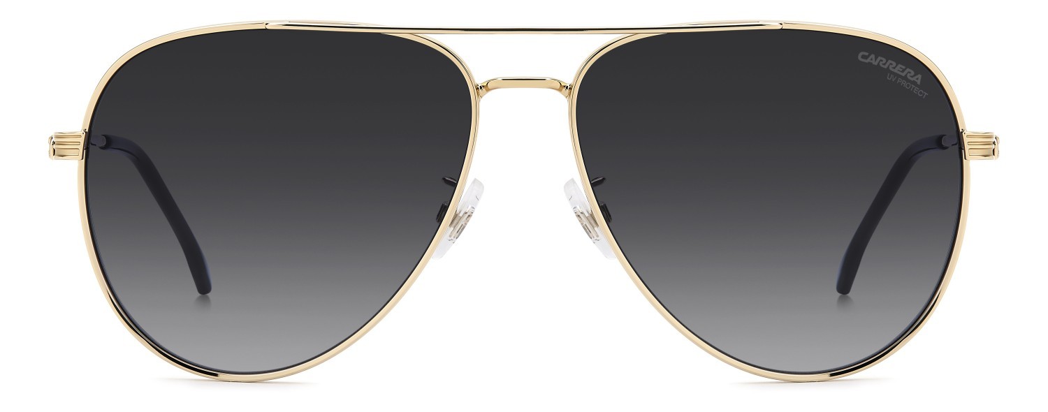Occhiali da sole Carrera 3088/S 208730 000 9O colore rose gold forma aviator lenti dark grey shaded