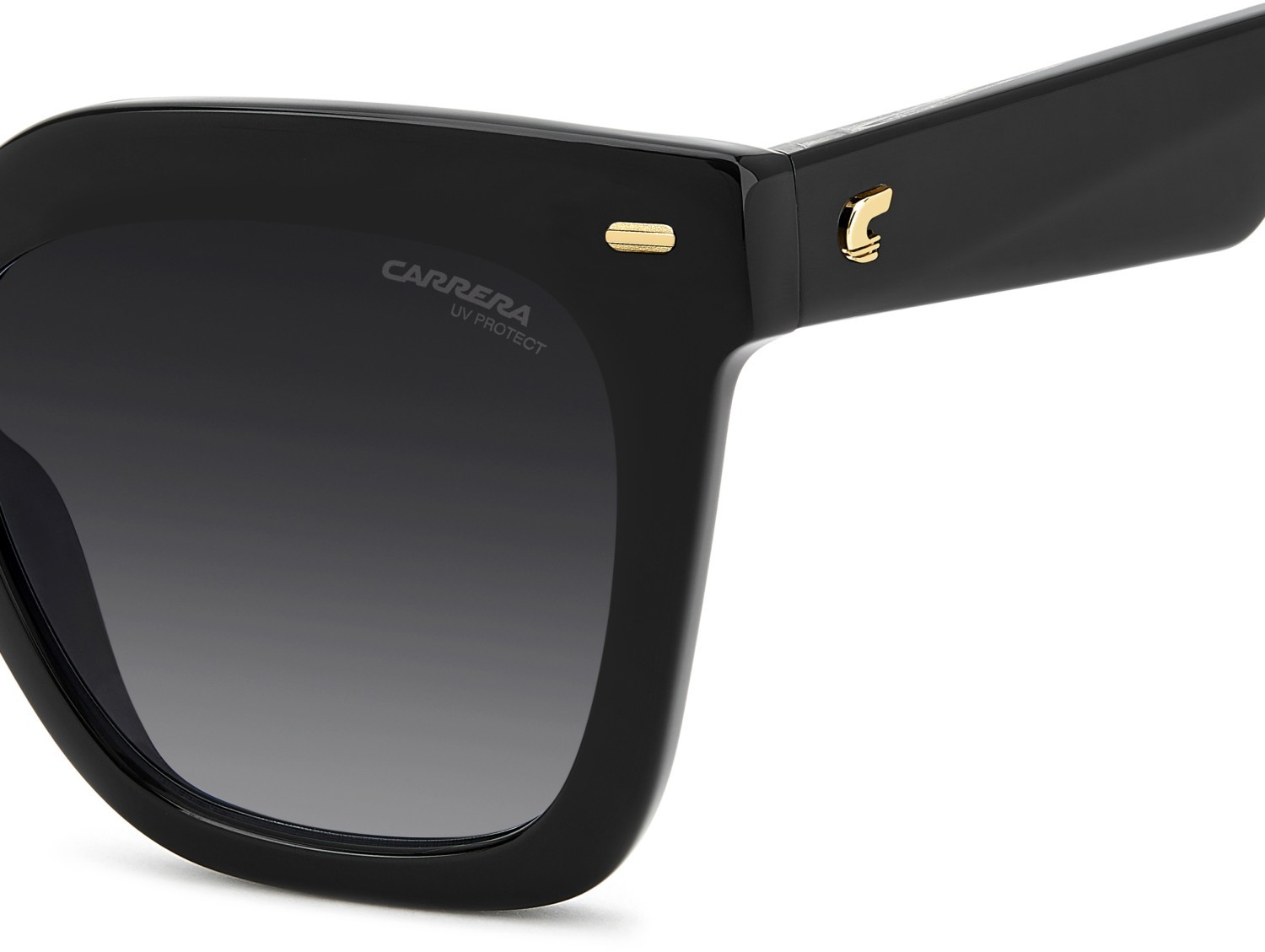 Sonnenbrillen Carrera 3086/S 208731 807 9O farbe black form rechteckig gläser dark grey shaded