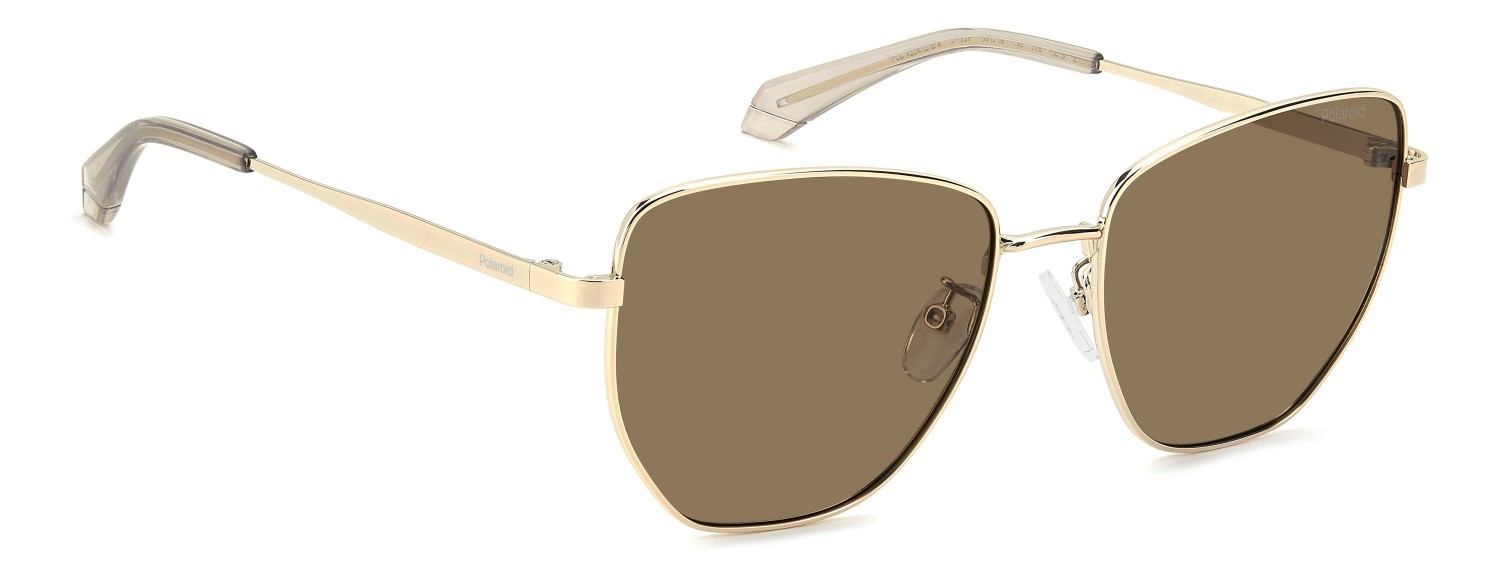Sunglasses Polaroid Pld 4204/G 208735 01Q SP color gold brown shape square lenses bronze polarized