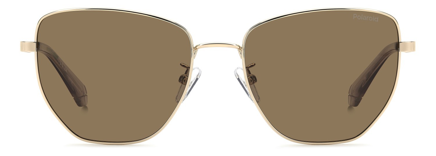 Sunglasses Polaroid Pld 4204/G 208735 01Q SP color gold brown shape square lenses bronze polarized