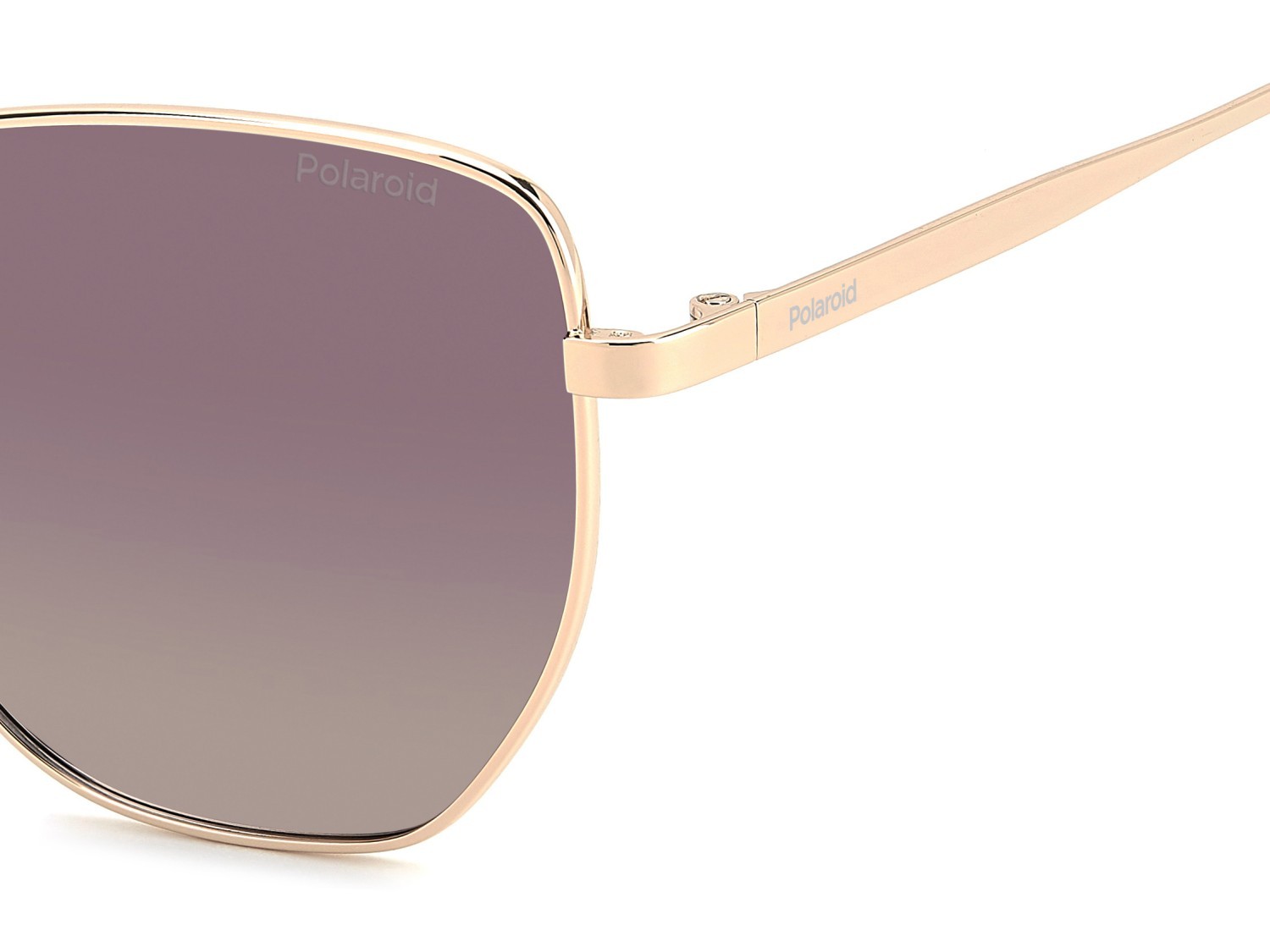 Sunglasses Polaroid Pld 4204/G 208735 DDB JR color gold copper shape square lenses burgundy shaded polarized