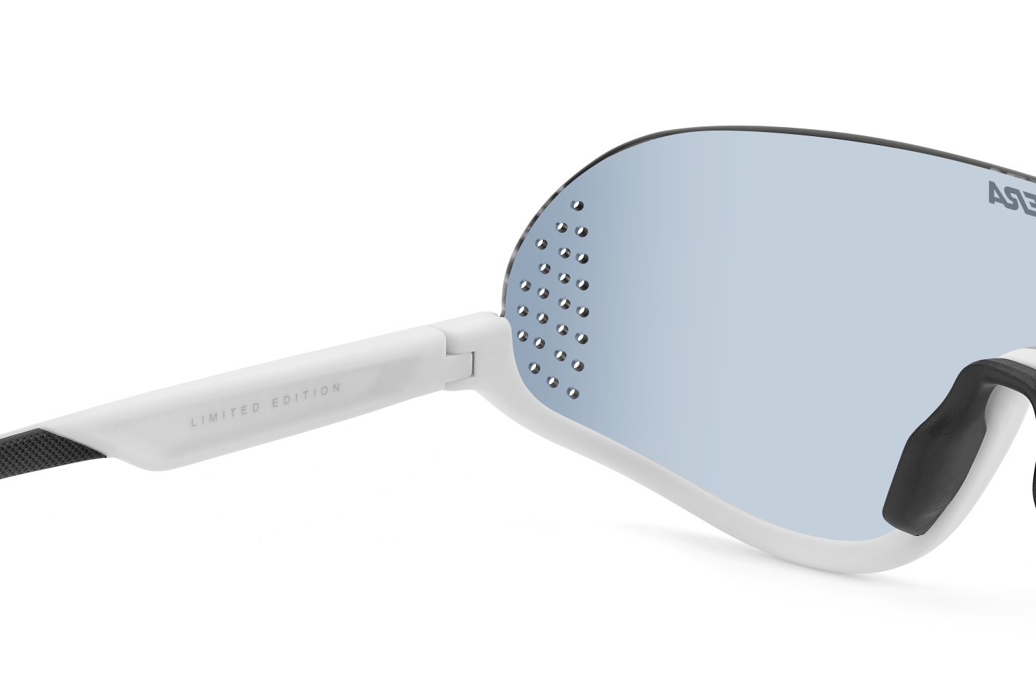 Occhiali da sole Carrera Eyedra 208737 6HT 1P colore matte white forma mask lenti azure