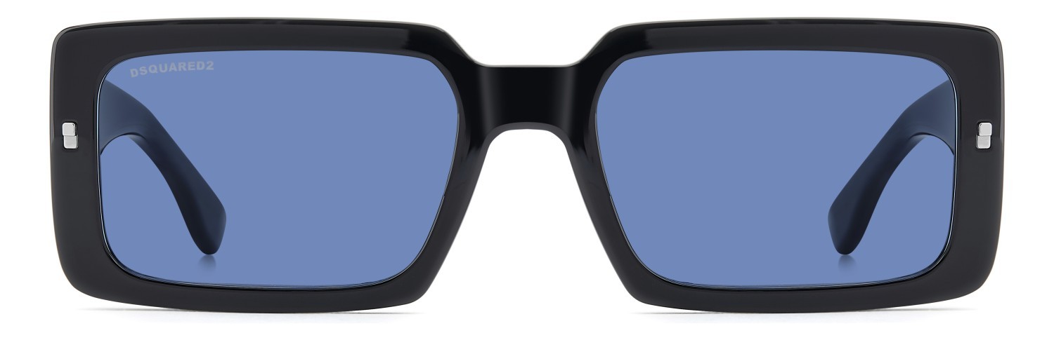 Occhiali da sole Dsquared2 Icon 0029/S 208780 OY4 KU colore black azure forma rettangolare lenti blue