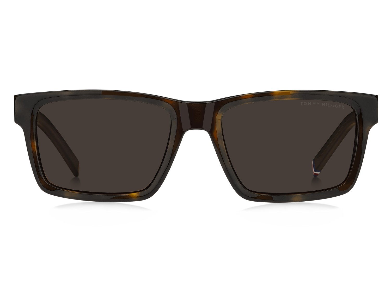 Sunglasses Tommy Hilfiger Th 2309/S 208782 086 70 color havana shape rectangle lenses brown