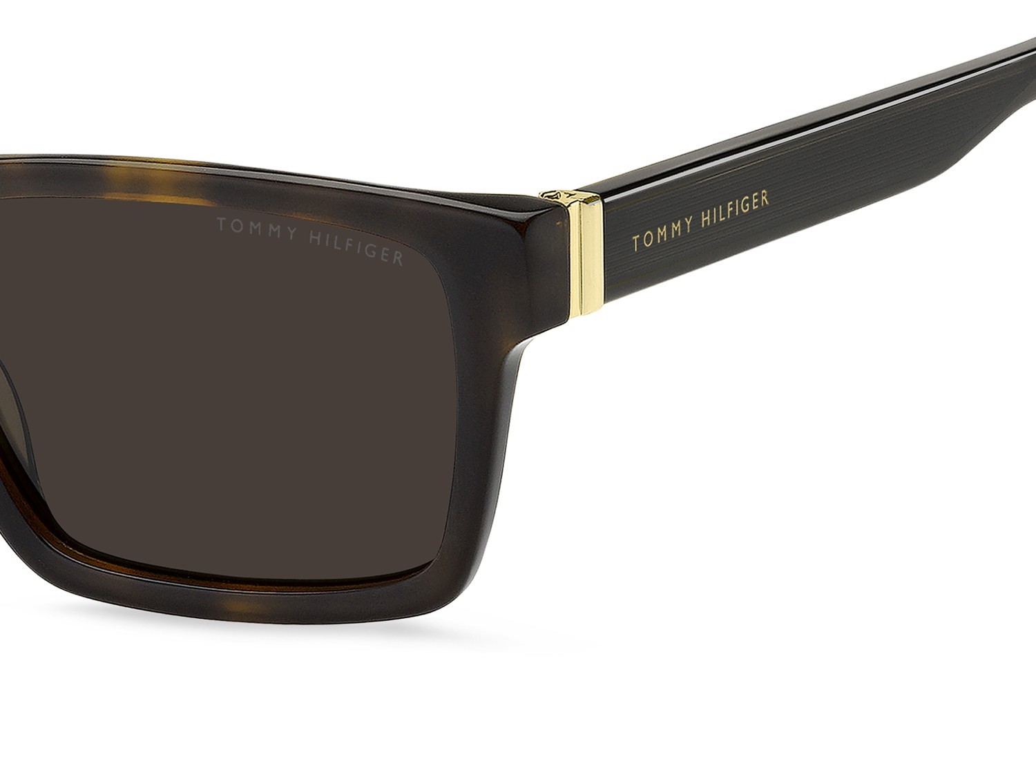 Sunglasses Tommy Hilfiger Th 2309/S 208782 086 70 color havana shape rectangle lenses brown