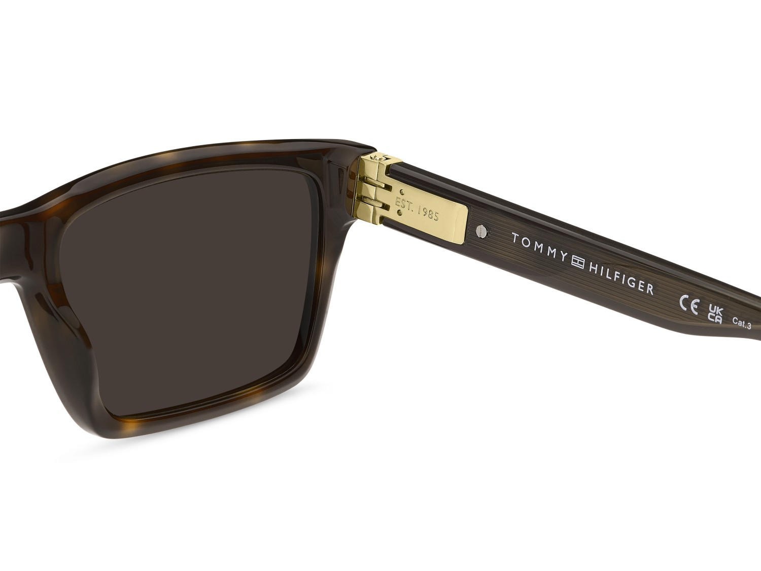 Sunglasses Tommy Hilfiger Th 2309/S 208782 086 70 color havana shape rectangle lenses brown