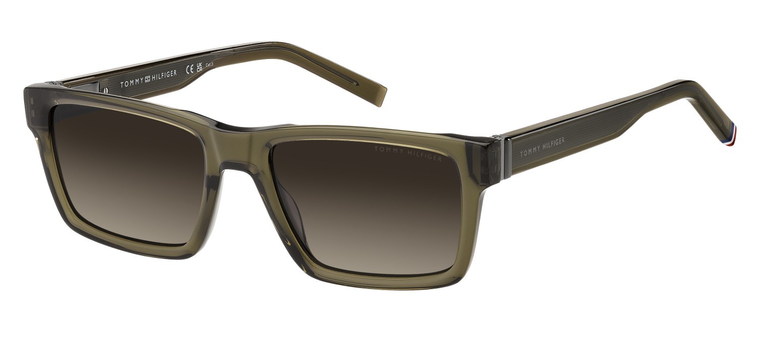 Occhiali da sole Tommy Hilfiger Th 2309/S 208782 09Q HA colore brown forma rettangolare lenti brown shaded