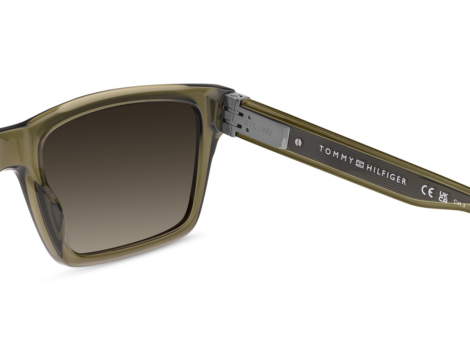 Occhiali da sole Tommy Hilfiger Th 2309/S 208782 09Q HA colore brown forma rettangolare lenti brown shaded