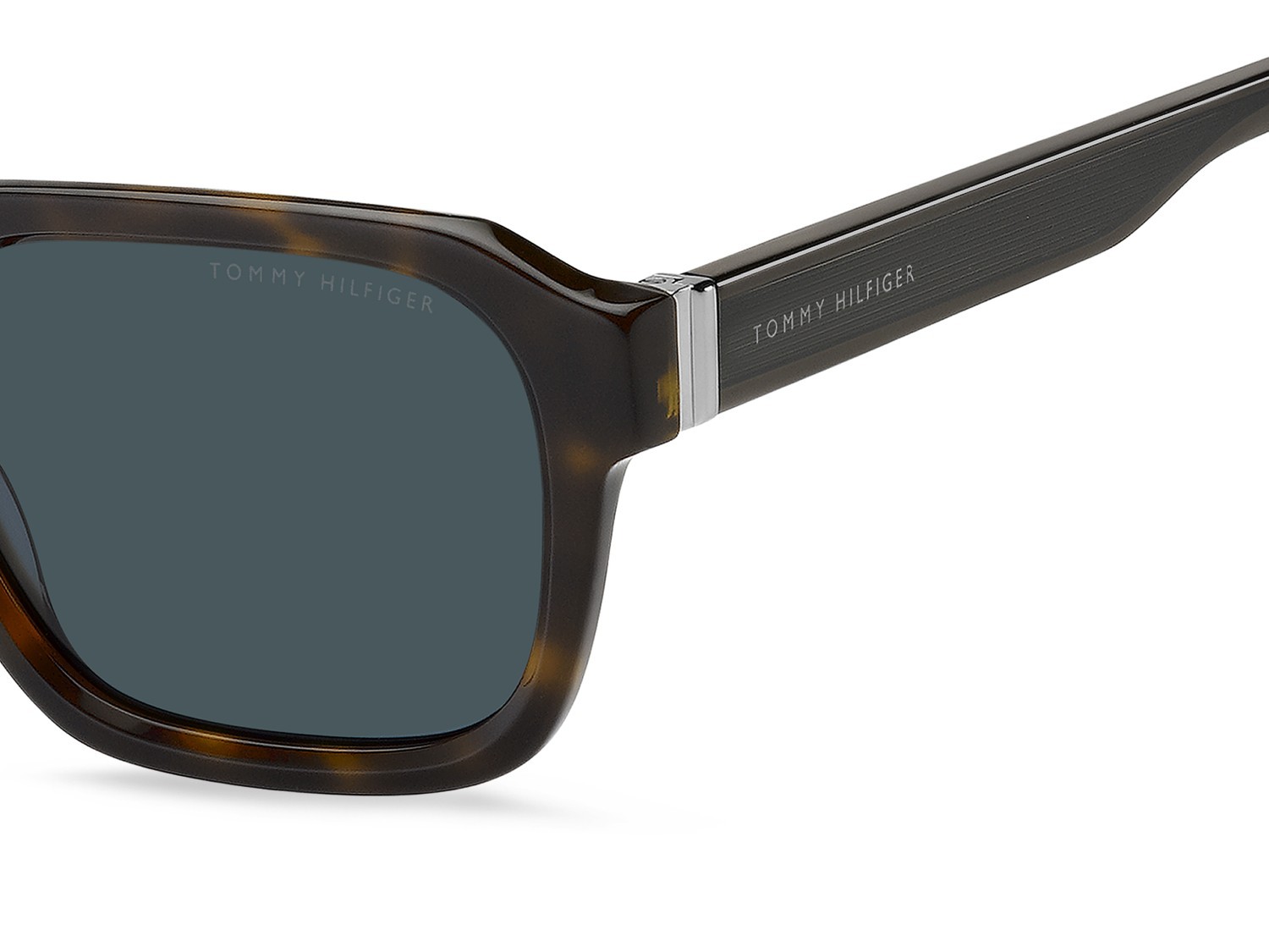 Occhiali da sole Tommy Hilfiger Th 2310/S 208783 086 KU colore havana forma quadrato lenti blue