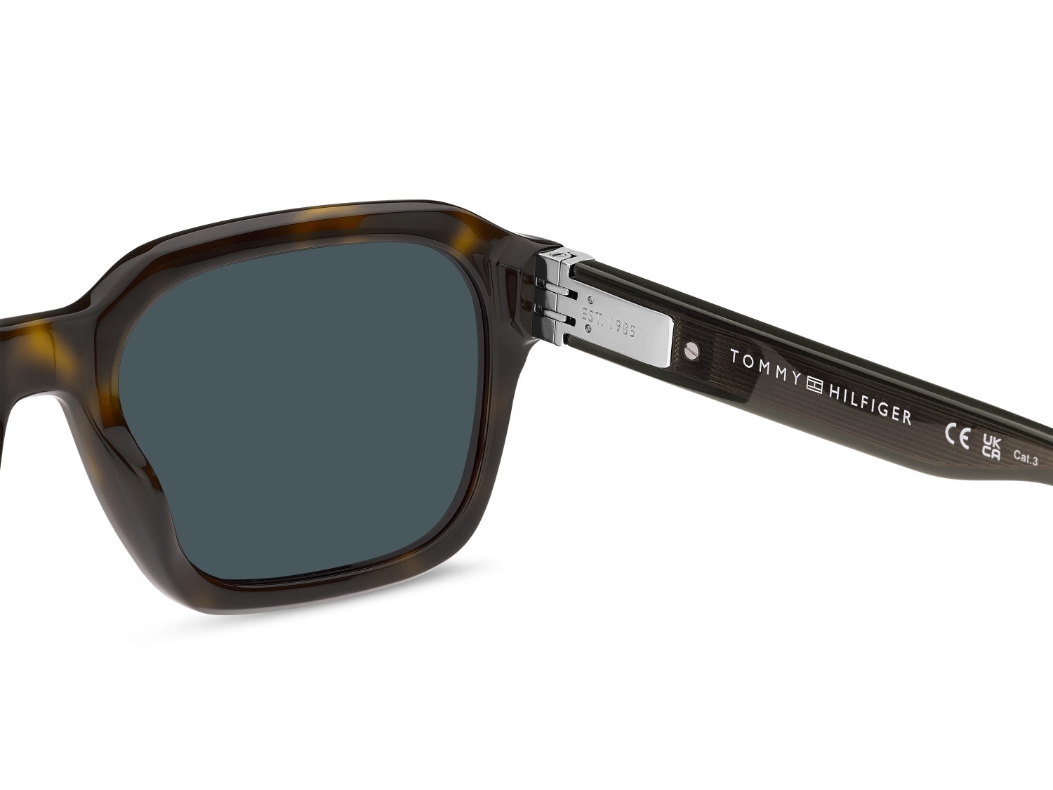 Occhiali da sole Tommy Hilfiger Th 2310/S 208783 086 KU colore havana forma quadrato lenti blue