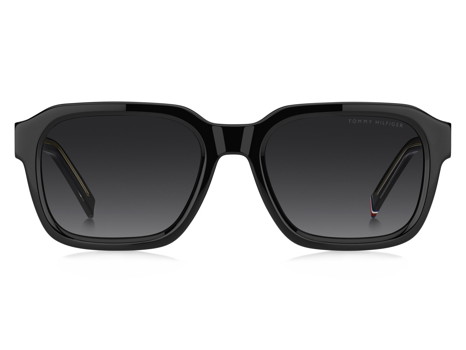 Occhiali da sole Tommy Hilfiger Th 2310/S 208783 807 9O colore black forma quadrato lenti dark grey shaded