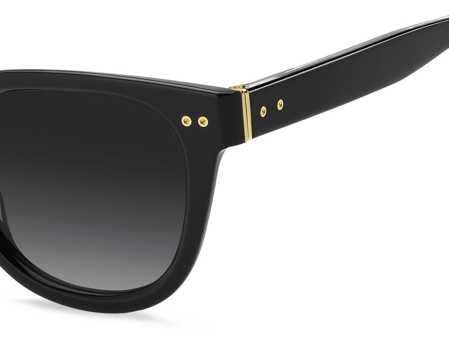Occhiali da sole Tommy Hilfiger Th 86/S 208784 807 9O colore black forma pantos lenti dark grey shaded