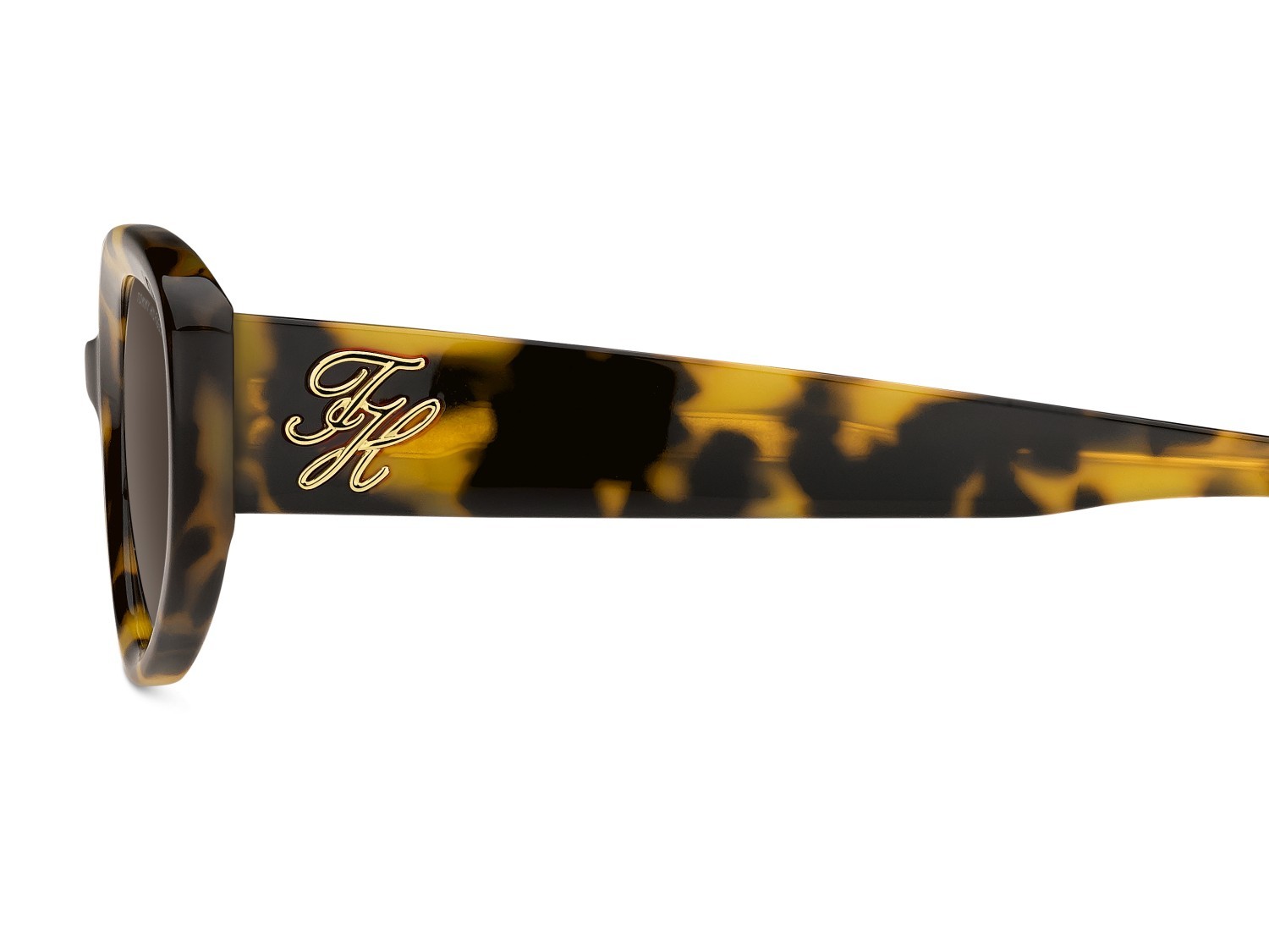 Sonnenbrillen Tommy Hilfiger Th 2344/S 208787 HJV 70 farbe havana yellow form oval gläser brown