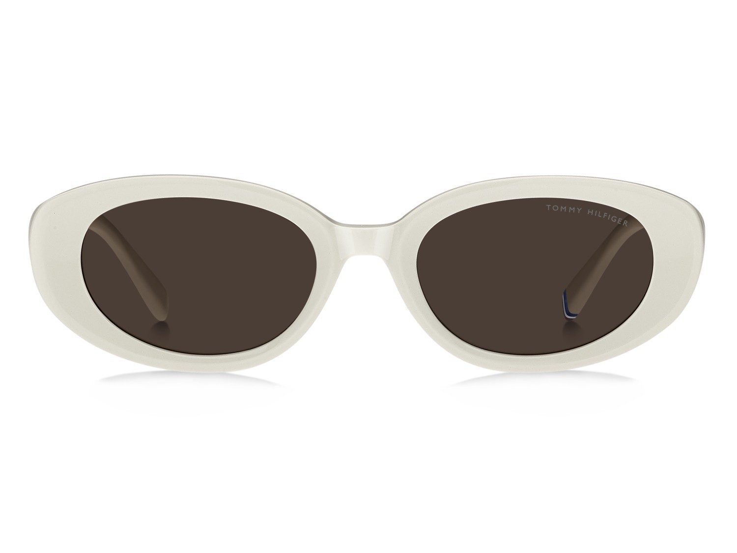 Sunglasses Tommy Hilfiger Th 2344/S 208787 SZJ 70 color ivory shape oval lenses brown