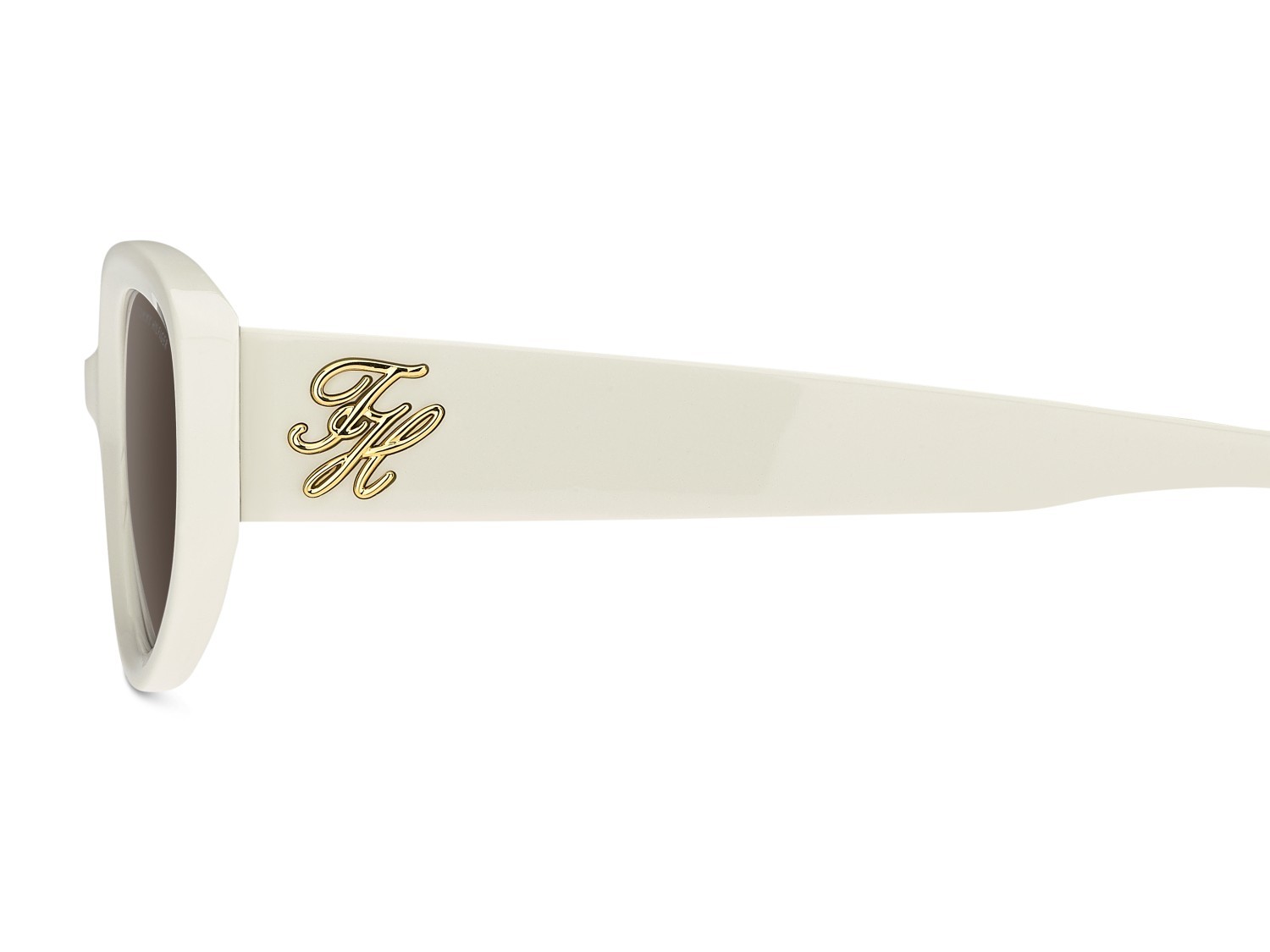 Sunglasses Tommy Hilfiger Th 2344/S 208787 SZJ 70 color ivory shape oval lenses brown
